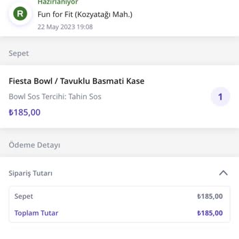 Getir Saatlerce Gelmeyen Yemek