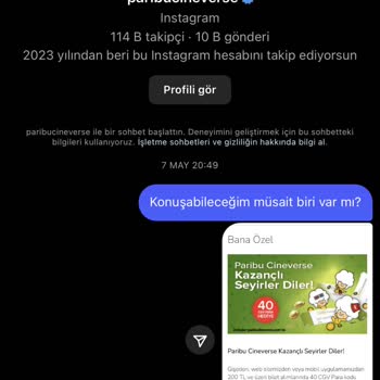 Paribu Cineverse Kampanya Tanımlama Hatası