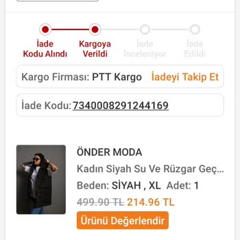Trendyol İade Paket Teslimat Sorunu