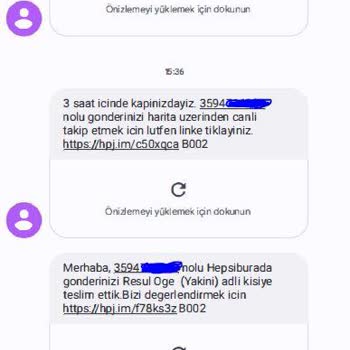 Yurtiçi Kargo Konya/Keykubat Şubesi Kargonun Başka Kişiye Teslimi