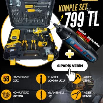 Dewalt-set.com.tr Delfi Market Tanıtımdaki Ürün Yerine Eksik Ürün Göndermiştir.