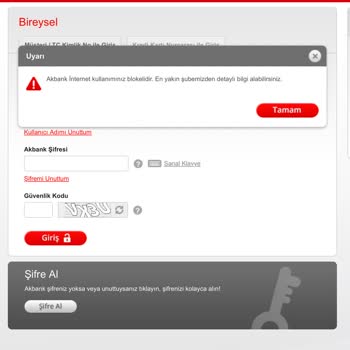 Ak Yatırım Akbank Mobil Bankacılığın Kullanıma Kapalı Hatasıyla Mağduriyeti