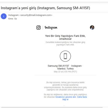 Instagram Hesabım Çalındı
