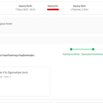 Monte Sehpa Trendyol Mağazası Kargoyu 16 Gündür Göndermiyor.