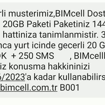 Bimcell Paketteki Fiyat Tutarsızlığı