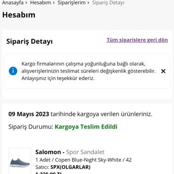 Morhipo SPX Olgarlar 1 Aydır Siparişimi Getirmiyor