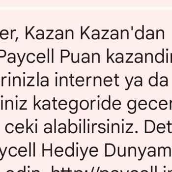 Paycell'de 4000 Puanım Eklenmedi