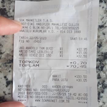 Amigo Markalı Ceviz Çürük Çıktı İçinden