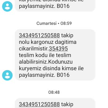 Aras Kargo Gülsan Şubesi Kargoyu Dağıtımda Gösterip Dağıtmıyor