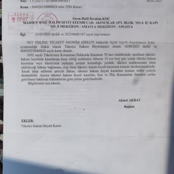 Dolu Depo Para İadesi İstiyorum