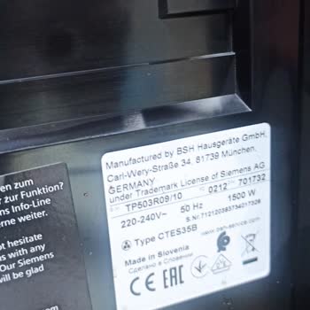 Siemens Ev Aletleri Espresso Makinesi Yaşlandırdı