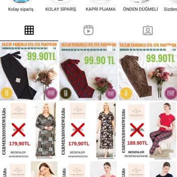 Carmenhomewears (Instagram) Yanlış Ürün Gönderimi Ve Satış Sonrası İlgisizlik