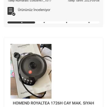 Homend 1726h Arızalı Gelen Ürün