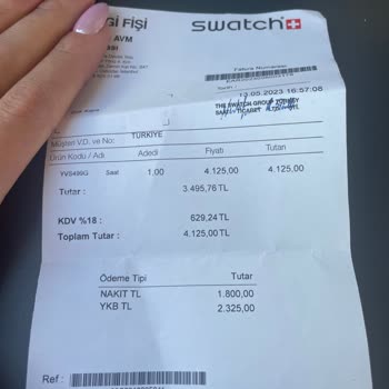Swatch Para İadesi Yapmıyor
