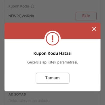 Demokrasi Bileti Api İstek Parametresi Hatası