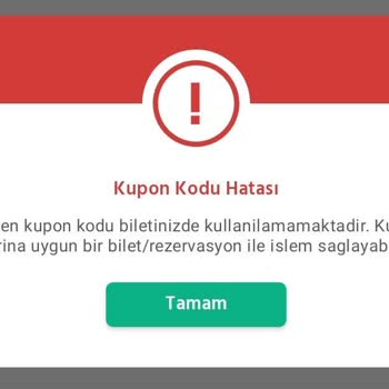 Demokrasi Bileti Demokrasi.org Kupon Kodu Hatası