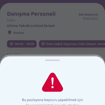 İstanbul Büyükşehir Belediyesi (İBB) Başvuru Yapamıyorum, Özgeçmişi Kabul Edilmiyor