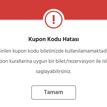 Demokrasi Bileti Kupon Kodunu Kullanamıyorum