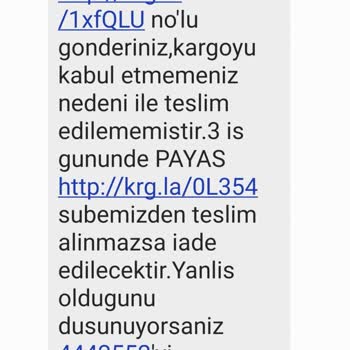 Sorumsuz Aras Kargo Payas Şubesi