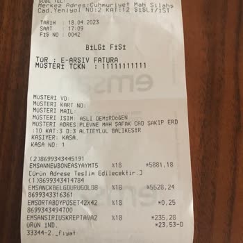 Emsan Mutfak Satın Aldığım Ürün Teslim Edilmedi