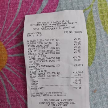 BİM Çiğ Köfteden Lastik Çıkması