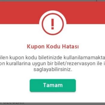 Demokrasi Bileti Kupon Kodu Kullanılmıyor