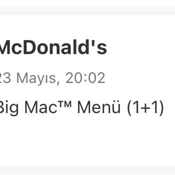 Yemek Sepeti Ve Mc Donald's