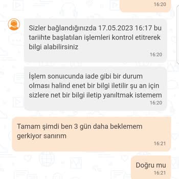 Trendyol Müşteri Desteği Sorunu