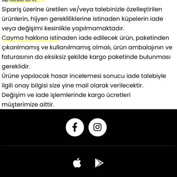 Flu Aksesuar Paramı Geri Ödemiyor