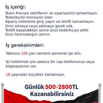 Team Procure Devamlı Para İstiyor