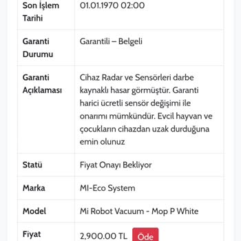 Vatan Bilgisayar Alınan Ürün Pişmanlıktır