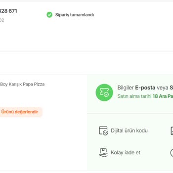 Papa John's Pizza Parası Ödenip Kullanılamayan Kupon Kodu