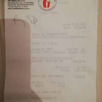 Media Markt İstanbul İstMarina AVM'den Huawei 7 Band Akıllı Saat İade Sorunu