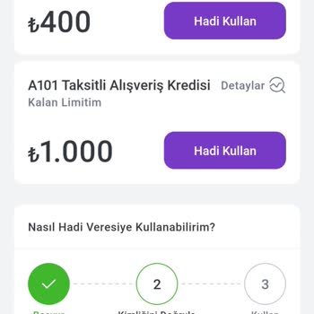 Hadi TOM Pay Hadi Veresiye Kullanılmıyor