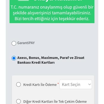 Hepsipay Kart İle Alışveriş Yapılamıyor Sıkıntı Var