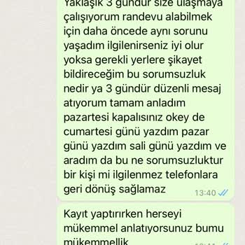 İstanbul Clinic Randevu Oluşturulmaması İlgisizlik