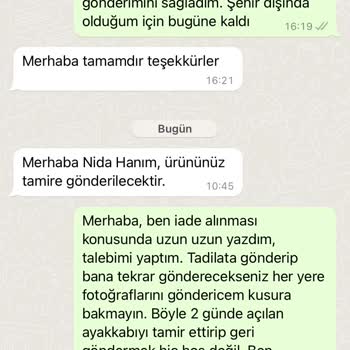 Marjin Ayakkabı Ayakkabıların 2. Kez Giymede Açılma Yapması Ve Firmanın İade Almaması