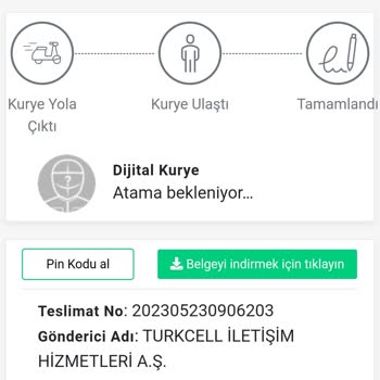 Turkcell Dijital Kurye Atama Bekleniyor