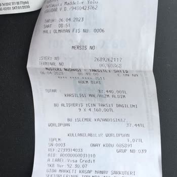 A101 APEC APX5 Motor Teslim Edilmedi