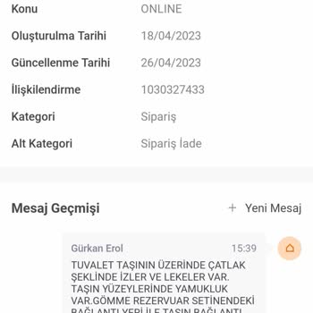 Koçtaş İade Talebi Başvuruma Cevap Vermiyor