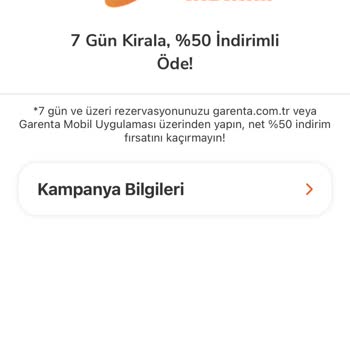 Garenta Yanıltıcı Reklam Kampanyası!
