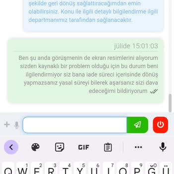 ÇiçekSepeti Aldığım Ürünü İade Edemiyorum.