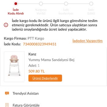 Kanz Bebek Arabası Ve Gereçleri Ve Trendyol Sorumsuzluğu