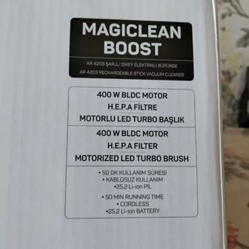 Arzum Şarjlı Süpürgenin 5 Dakika Da Şarjı Bitiyor