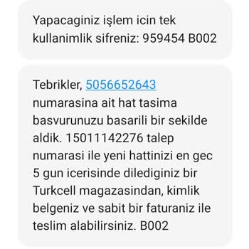 Turkcell Online Hat Taşıma Başvuru Kampanyasında Mağdur Edildim.