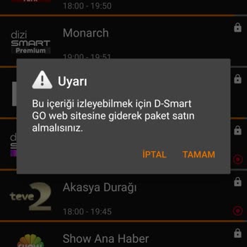 DSmart GO İzleyemiyorum