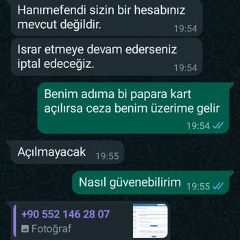 Papara Başkası Benim Adıma Hesap Açtı Kimliğimi Kullanarak