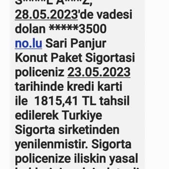 VakıfBank Sigorta, DASK, Kart Aidatı Sorunu