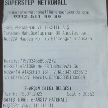 SuperStep Mağazasının Deforme Olan Ayakkabıyla İlgilenmemesi