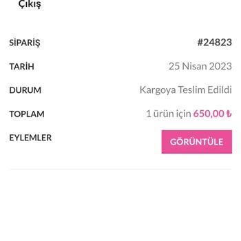 Sahraafra Trençkotu Beden Değişimi İçin Gönderdim 1 Ay Oldu Ürün Gelmedi